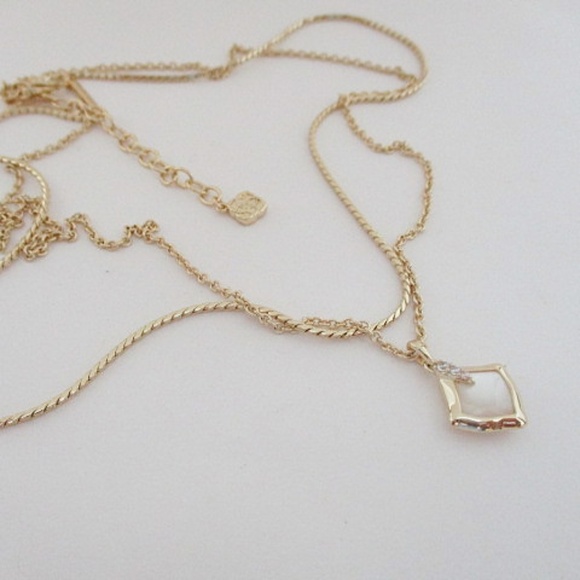 KENDRA SCOTT Joelle Gold Multi Strand Necklace - Picture 1 of 7